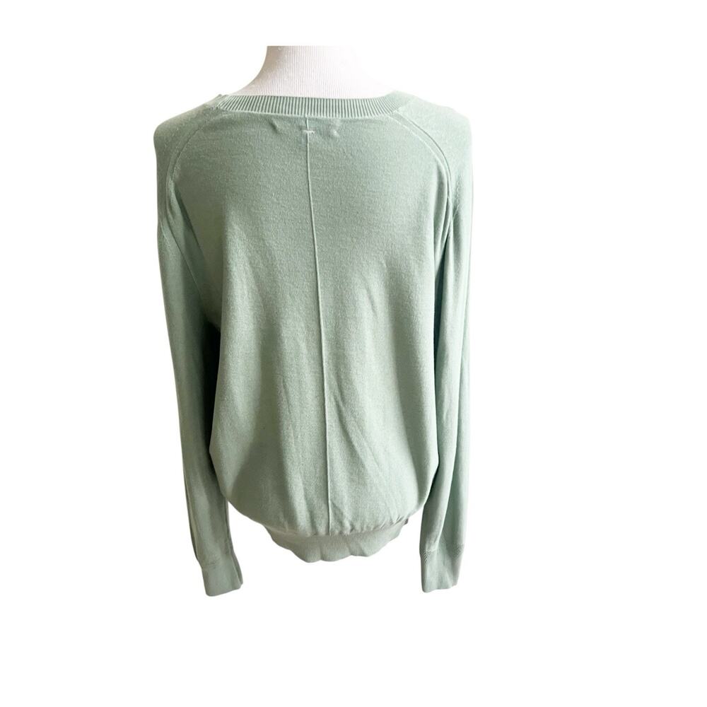 Rag & Bone Women’s Crewneck Lightweight Sweater In Pistachio Long Sleeve Minimal - Picture 5 of 11